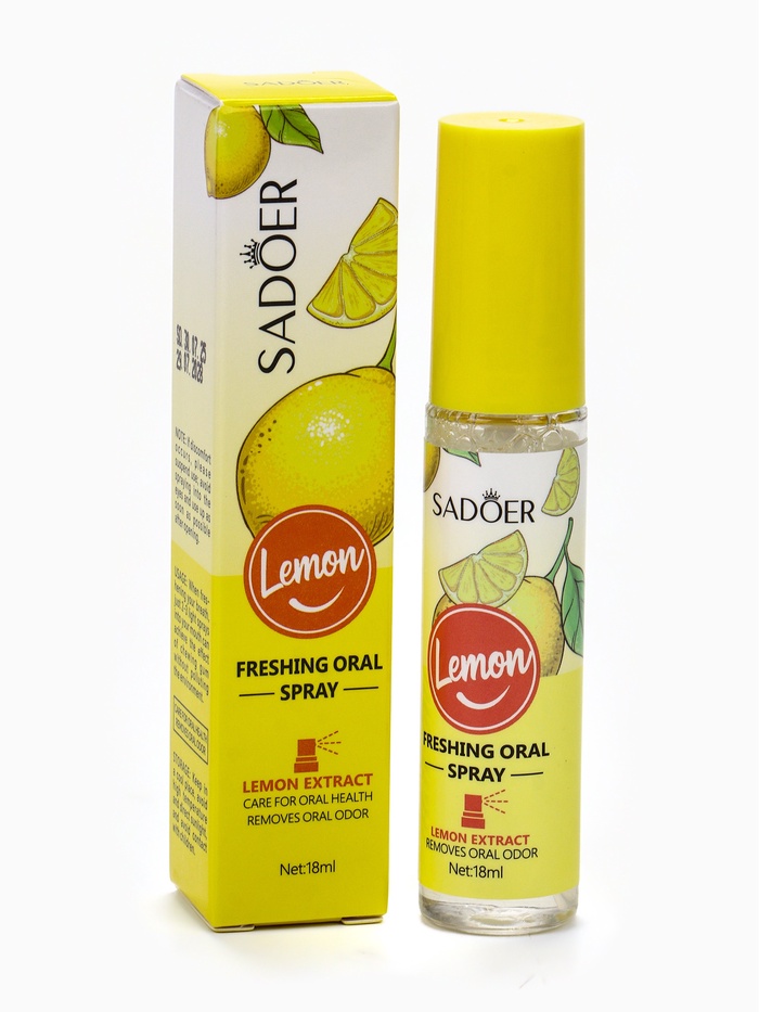 Освежитель дыхания Sadoer со вкусом лимона, 18 мл - Фото 1
