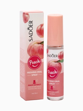 Освежитель дыхания Sadoer со вкусом персика, 18 мл 10919467