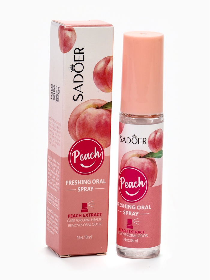 Освежитель дыхания Sadoer со вкусом персика, 18 мл - Фото 1