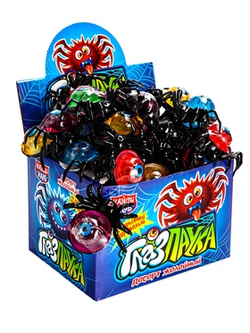 Десерт желейный «Глаз паука», с взрывной карамелью, ассорти, 17 г 10961271