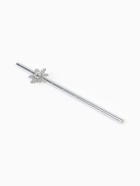 Трубочки для коктейлей «Снежинки», серебро, 6 шт - Фото 3