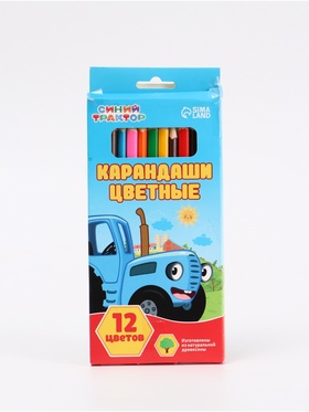 {{photo.Alt || photo.Description || 'УЦЕНКА Карандаши цветные 12 цветов, Синий трактор'}}