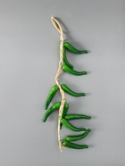 УЦЕНКА Муляж "Связка" 12 перцев, 45 см, зелёный 10966684