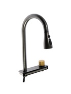 УЦЕНКА Кухонная мойка ZEIN M03, S=3.0 и 0.7 мм, смеситель, графит - Фото 21