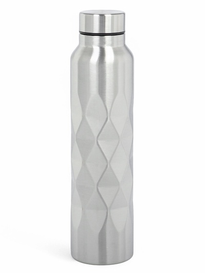 УЦЕНКА Бутылка для воды, 1 л, 24×7 см, хром