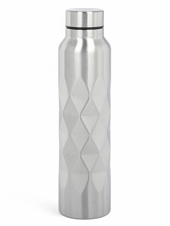 УЦЕНКА Бутылка для воды, 1 л, 24×7 см, хром - Фото 1