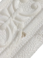 УЦЕНКА Самоклеящийся ПВХ плинтус 3D белый вензель, 2,3м - Фото 7