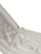 УЦЕНКА Самоклеящийся ПВХ плинтус 3D белый вензель, 2,3м - Фото 9