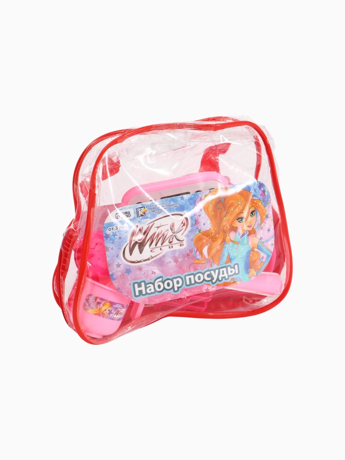 УЦЕНКА Набор посуды WINX в рюкзачке - Фото 1