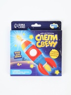 УЦЕНКА Набор для творчества Слепи свечу "Яркая ракета" - Фото 3