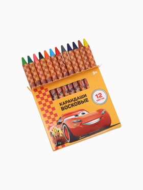 {{photo.Alt || photo.Description || 'УЦЕНКА Восковые карандаши Тачки, набор 12 цветов'}}