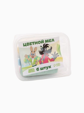 {{photo.Alt || photo.Description || 'УЦЕНКА Набор цветных мелков Ну, Погоди!, 6 цветов'}}