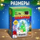 УЦЕНКА Школа талантов Набор для творчества "Новогодний подарок" , ночник+ игрушка змея зеленая 102 10966836