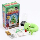 УЦЕНКА Школа талантов Набор для творчества "Новогодний подарок" , ночник+ игрушка змея зеленая 102 10966836