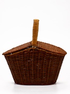 УЦЕНКА Корзина «Пикник», с двойной крышкой, усиленная, 37×25×28, ротанг - фото 14997866