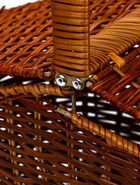 УЦЕНКА Корзина «Пикник», с двойной крышкой, усиленная, 37×25×28, ротанг - Фото 4