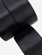 Атласная лента, набор 3 шт., 40 мм, 23±1 м, чёрная №39 - Фото 2