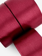 Атласная лента, набор 3 шт., 50 мм, 23±1 м, бордовая №48 - Фото 2