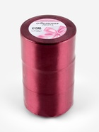 Атласная лента, набор 3 шт., 50 мм, 23±1 м, бордовая №48 - фото 63129330