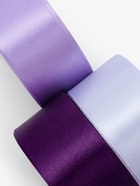 Атласная лента, набор 3 шт., 40 мм, 23±1 м, сиреневая, фиолетовая - фото 63129337