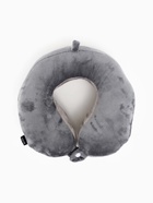 Подушка для путешествий бархатная «Перезагрузка», серая - фото 63129354