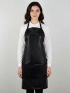 Фартук парикмахерский, одностронний, 3 кармана, чёрный 10934382