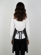 Фартук парикмахерский, одностронний, 3 кармана, чёрный 10934382