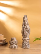 УЦЕНКА Сувенир "Рука" дерево 12х12х49 +/-1 см, цв. бежевый 10966862