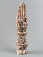 УЦЕНКА Сувенир "Рука" дерево 12х12х49 +/-1 см, цв. бежевый 10966862