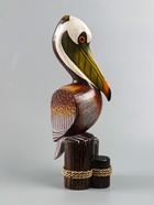 УЦЕНКА Сувенир "Пеликан" албезия 45 см + /- 5 см 10966864