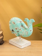 УЦЕНКА Набор сувенирный «Киты» дерево, L - 30.25 и 20 см, цв. бирюзовый 10966865