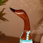 УЦЕНКА Сувенир «Утка в мятном комбинезоне», 45 см, дерево 10966868