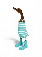 УЦЕНКА Сувенир «Утка в мятном комбинезоне», 45 см, дерево 10966868