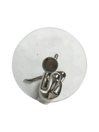 УЦЕНКА Столик кофейный 52х52х50 см, алюминий, стекло - фото 14997935