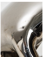 УЦЕНКА Столик кофейный 52х52х50 см, алюминий, стекло - фото 14997939