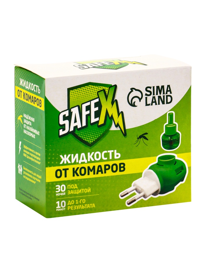 Комплект от комаров SAFEX (фумигатор+жидкость) 2 набора - Фото 1