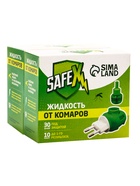 Комплект от комаров SAFEX (фумигатор+жидкость) 2 набора 10870059