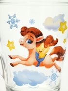 Кружки стеклянные новогодние «Весёлого праздника. Лошади», набор 2 шт. - фото 7729661