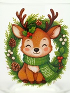 Кружка стеклянная новогодняя «Оленёнок», 500 мл - Фото 3