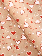 Бумага упаковочная крафт «Сердечки 2» красный/белый цвет на коричневом фоне 0.72×10±5% м, 60 г - Фото 2