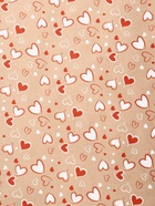 Бумага упаковочная крафт «Сердечки 2» красный/белый цвет на коричневом фоне 0.72×10±5% м, 60 г - Фото 3