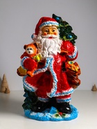 УЦЕНКА Фигура "Дед мороз" 52х32х26,5 см, красный 10966873