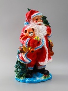 УЦЕНКА Фигура "Дед мороз" 52х32х26,5 см, красный 10966873