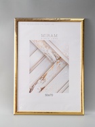 УЦЕНКА Фоторамка пластик "МИРАМ" 50х70 см, 647211 золото (пластиковый экран) - Фото 4