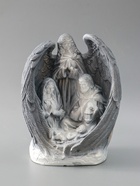 УЦЕНКА Фигура "Ангел Хранитель" антик, 31х24х14,5 см 10966875