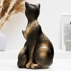 УЦЕНКА Копилка "Коты Фараоны" черная в золоте, 27,5х15х9 см 10966881