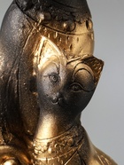 УЦЕНКА Копилка "Коты Фараоны" черная в золоте, 27,5х15х9 см 10966881