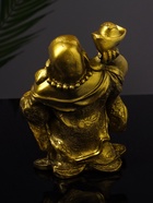 УЦЕНКА Статуэтка "Хотей со слитком" 15 см, цвет золото 10966882