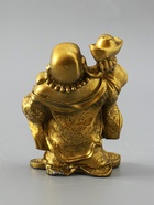 УЦЕНКА Статуэтка "Хотей со слитком" 15 см, цвет золото 10966882