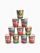 Посуда одноразовая бумажная на 10 персон: стаканы, тарелки, скатерть, Тачки - Фото 8